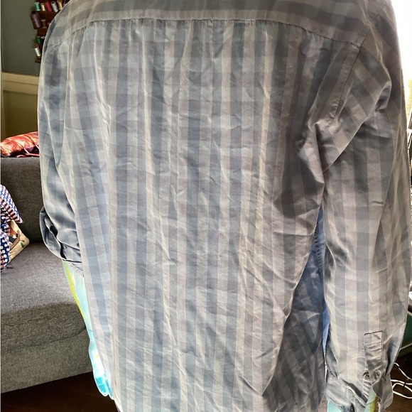 ALFNI gingham casual shirt XXL - Picture 7 of 7